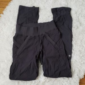 Lululemon Unlined Quick Step Pant Coal Color Sze 4